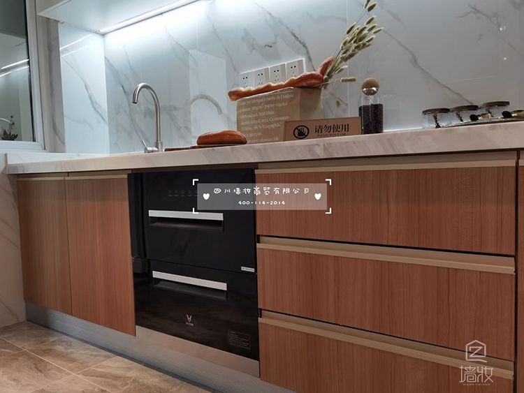 樣板間木紋膜裝飾貼膜多空間使用案例-PVC裝飾貼膜