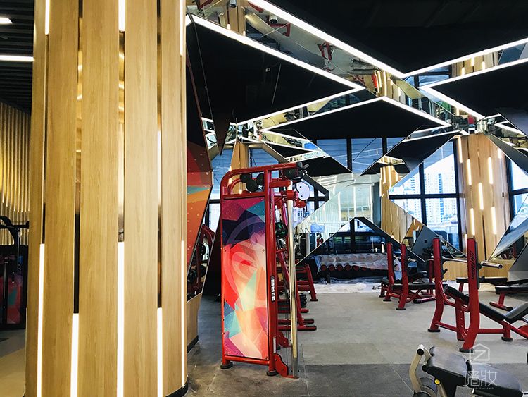 健身房 lg裝飾貼膜 pvc木紋膜